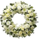 Wreath White Mix Flower