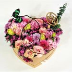 Flower Heart Shape Box L